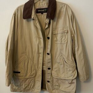 Timberland Tan Field Jacket with Brown Accents